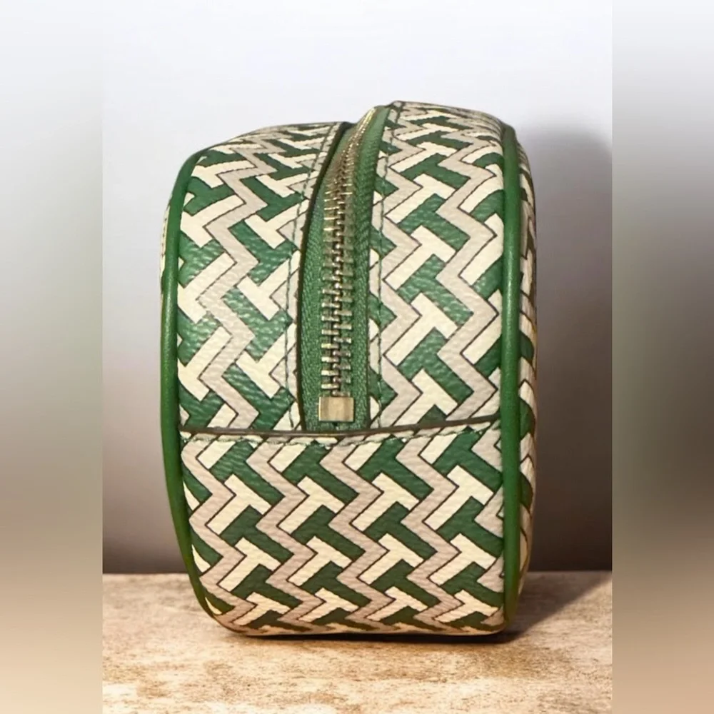 TORY BURCH TILE T COSMETIC POUCH - Picture 3 of 7